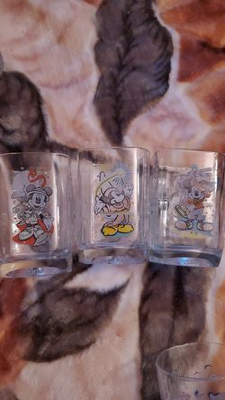 2000 McDonald's universal studios Disney 4 glass cups