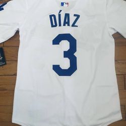 $45 White Edwin Diaz Los Angeles Dodgers Jersey