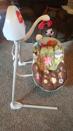 Fisher price animal swing hot sale