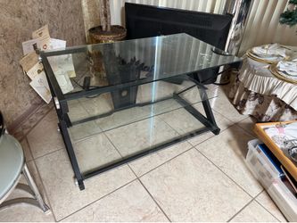 Glass Shelf TV Stand