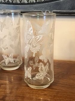 Vintage Butterfly Glasses - Libby