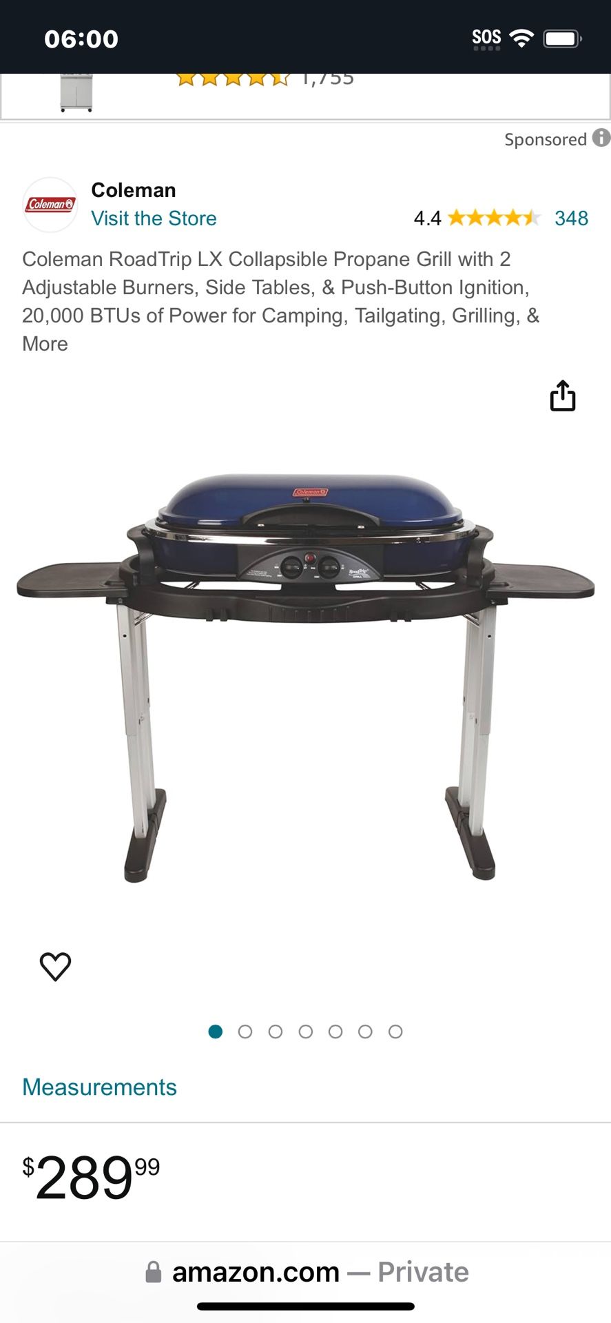 Coleman Portable Grill