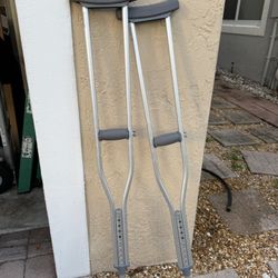 Aluminum Crutches 5,2–5,10