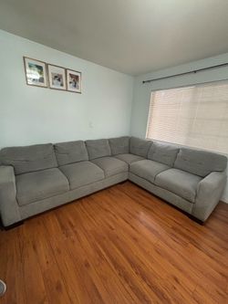 Grey L Shaped Sectional Sofa