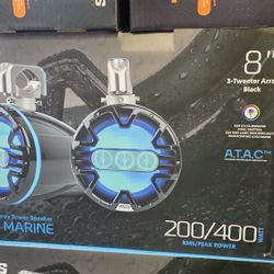 Memphis 8 Inch Marine Tower Speakers
