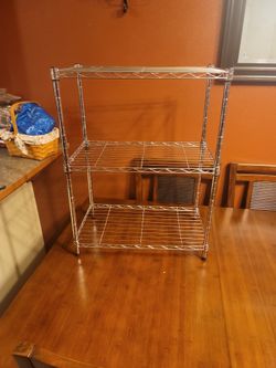 2 TIER METAL SHELF