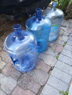 3x 5 Gal Water Containers. No Tops
