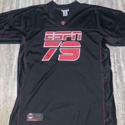 Disney Black NFL NBA MLB vintage starter black ESPN football jersey (Size- Large) BRAND NEW AUTHENTIC- $40