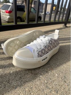 AMIRI MA QUAD COURT LOW TOP SNEAKER
