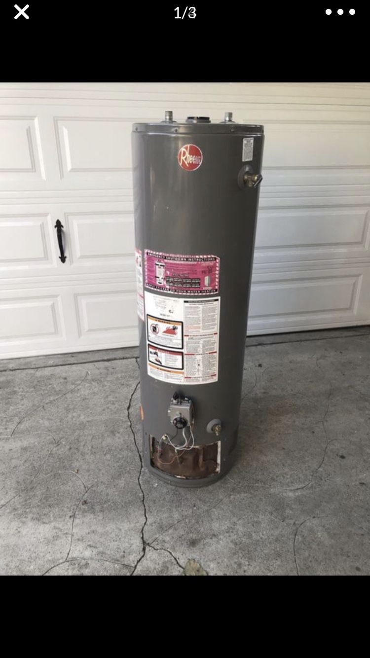 40 gallon water heater rheem