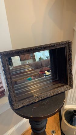Vintage mid Century Mirror Back Shadow Box