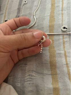 Pandora candycane charm