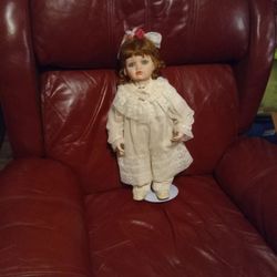 Beautiful Porcelain Doll 18 Inches Tall