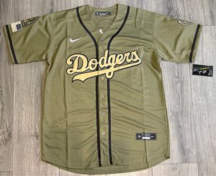 Dodgers Ohtani army green jersey