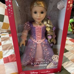 Limited Edition NEW UNOPENED American Girl Doll x Disney Rapunzel 18” Doll