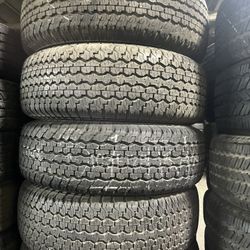 Vendo 265/70/R16 Instacion Y BALANGE Las 4 Llantas Por $220