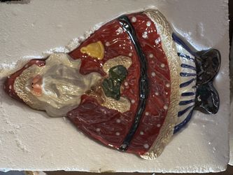 Santa platter.