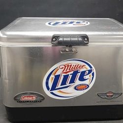 Aluminum Miller Light Cooler