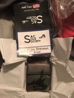 Supreme Camo ID holder wallet