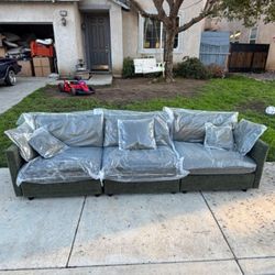 Large Green Couch Large Green Sofa Green Living Room Furniture Green Apartment Furniture Green Sofa Couch 🆕🚎🆕