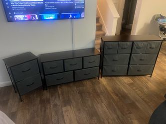 Dressers and night stand