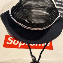 Supreme Mesh Crown Crusher Hat – Black (S/M)