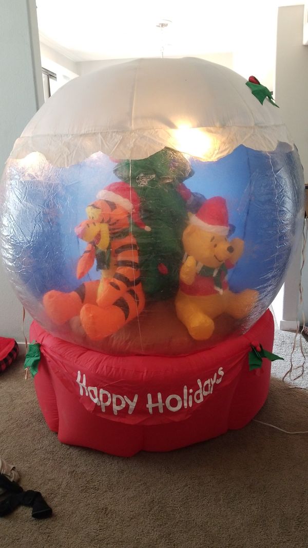 Winnie the pooh Christmas blow up for Sale in Phoenix, AZ OfferUp
