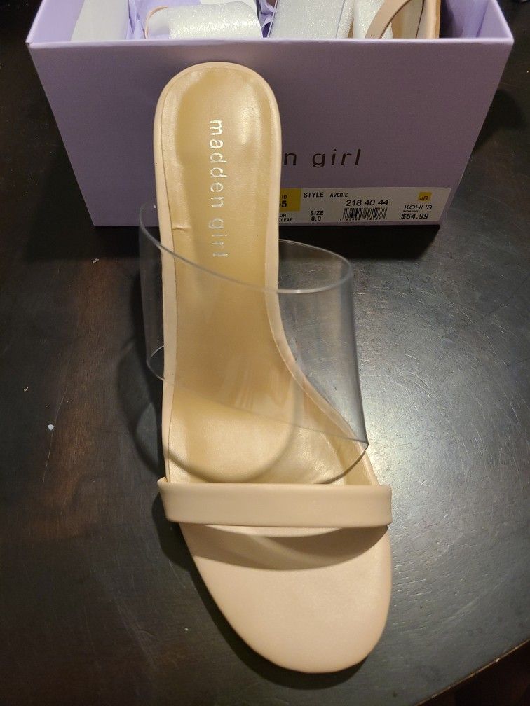 Madden Girl Clear Heel