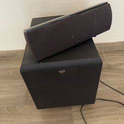 Klipsch Speaker And Subwoofer 