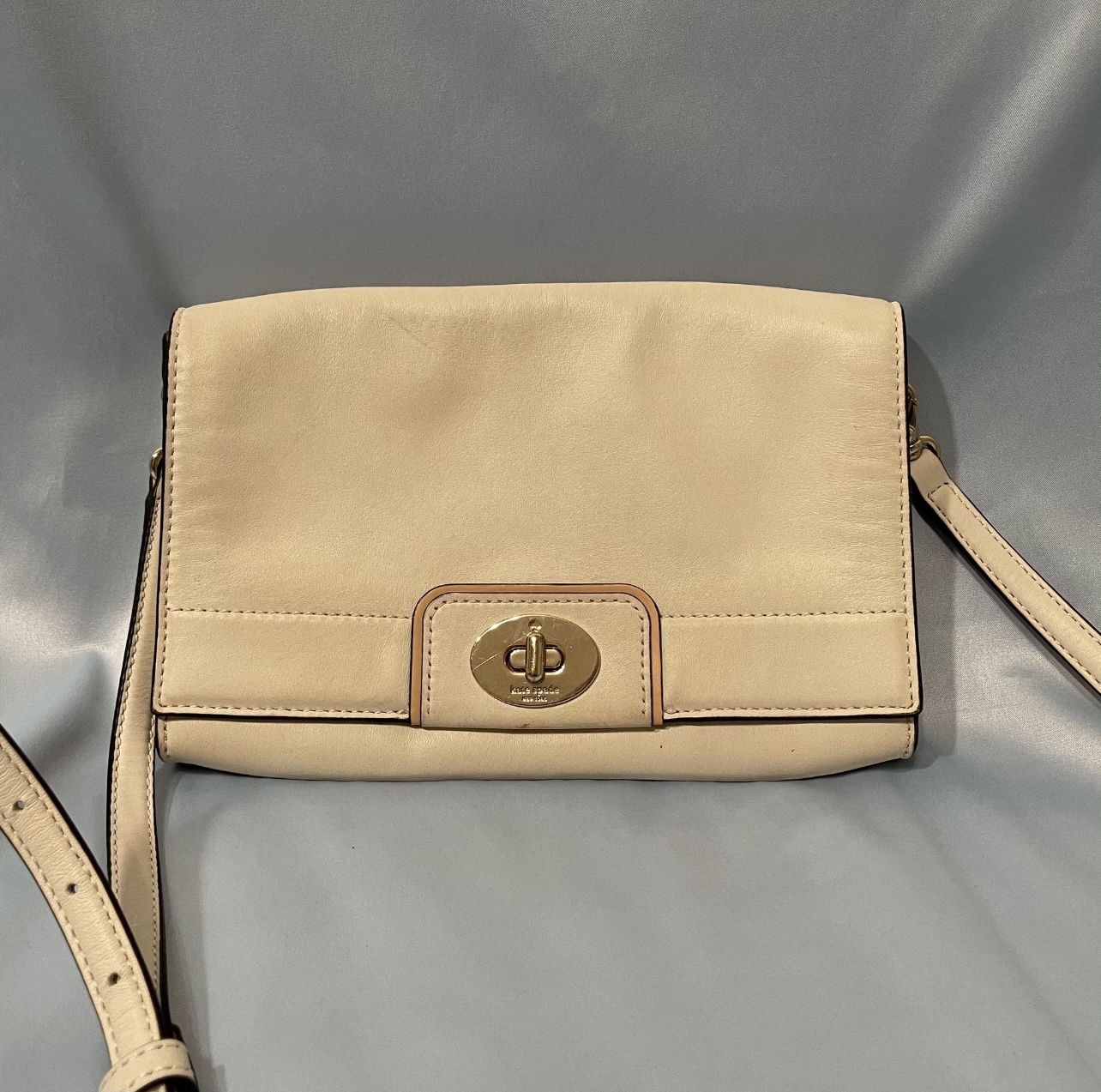 Kate Spade White Crossbody Designer Purse Bag