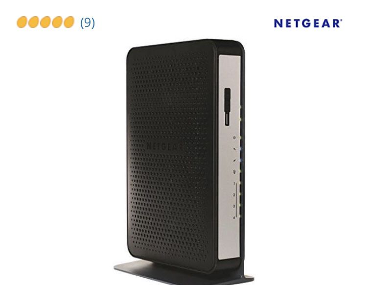 Netgear CG3000Dv2 N450 Wi-Fi Docsis 3.0 Cable Modem