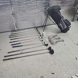 Golf Club Set Dunlop Bag Wilson Clubs