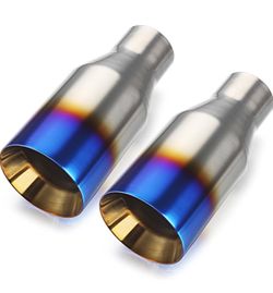 Blue Burnt Exhaust Tips 🔥 