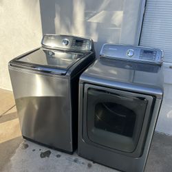 Samsung washer & electric dryer