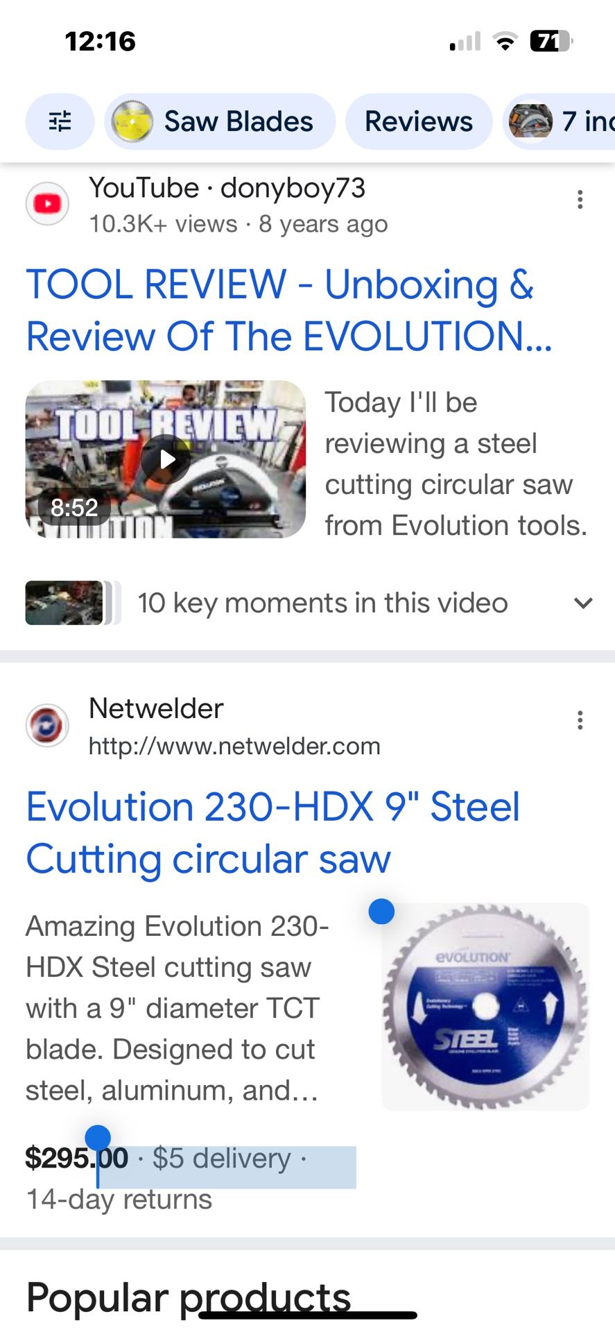 Evolution Saw