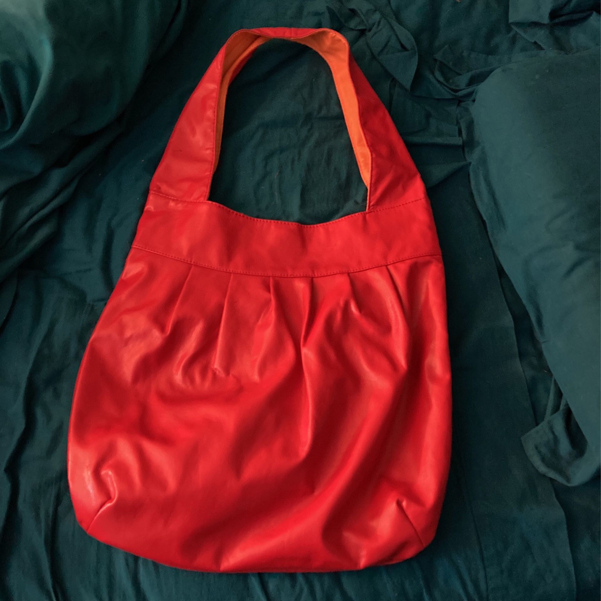 Large Red Hobo Bag