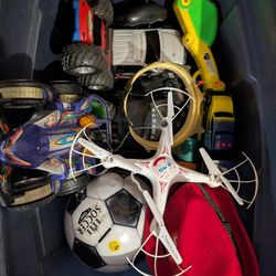 Bin Full Of Boys Toys For $5