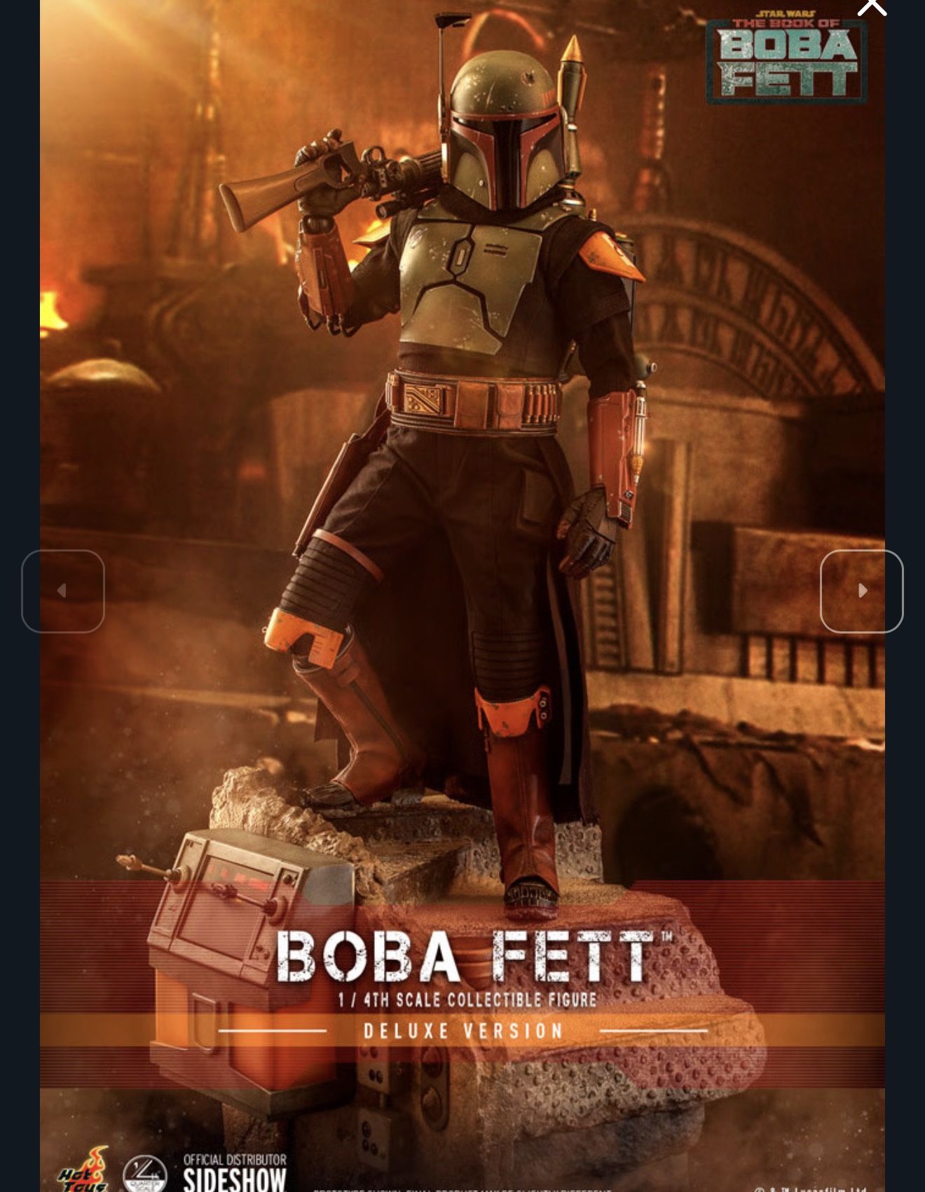 Sideshow Boba Fett Quarter Scale Figure