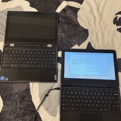 Laptop Lenovo Chromebook 300e 11.6" Touchscreen , Black