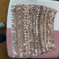 Arden B shell sequin xs skirt 