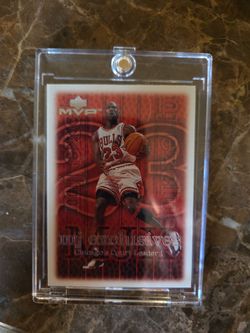 Michael Jordan 1999 MVP MJ exclusive perfect 10/10 in case ready for grading going up in value every year 1999 pick up in Reseda ca