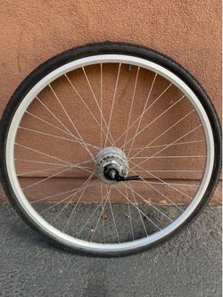 700x35C-28x1 5/8 rear wheel