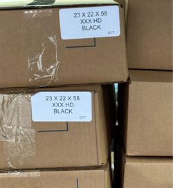 58 gallon 3 mil XL contractor bags (58” in length and 45” around)