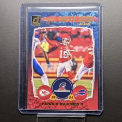 2021 NFL Donruss Football Patrick Mahomes Road To The Super Bowl