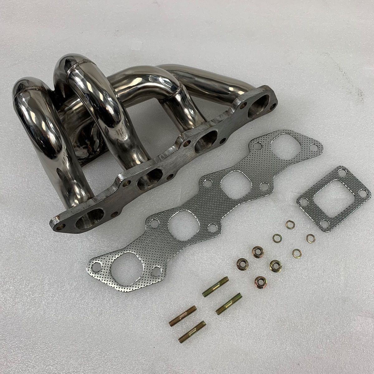 Stainless Steel Bottom Mount Turbo Manifold for 89-94 Nissan 240SX S13 KA24(MFT NS KA24-BT #66
