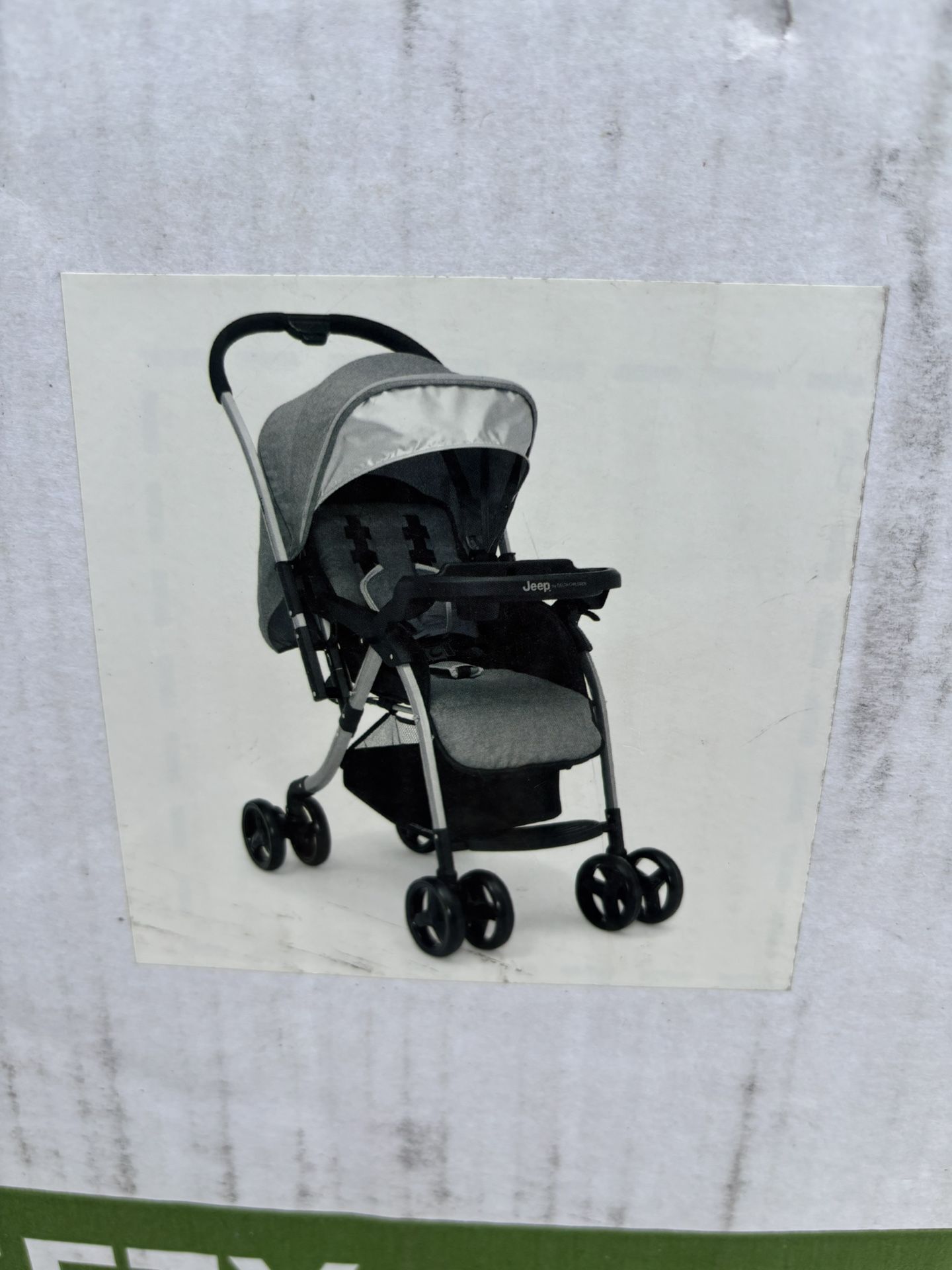 Jeep Unlimited Reversible Handle Stroller New In The Box 