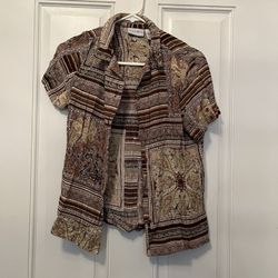 Jaclyn Smith Blouse Size Medium 