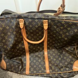 Vintage Louis Vuitton soft Side Leather Luggage 
