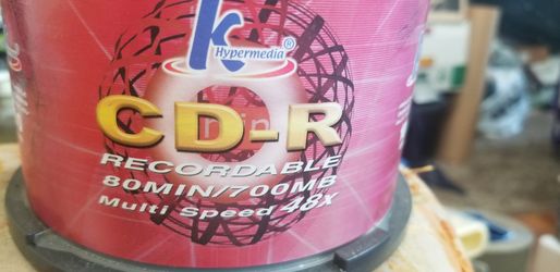 Brand new 90 pcs HYPERMEDIA CD-R RECODABLE BLANK CD