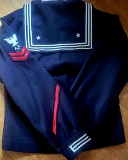 Cracker Jack style,US  navy wool shirt